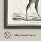 Martha Stewart Bedford | Equestrian Study: Standing Horse | Framed Country Farmhouse Wall Art