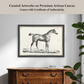 Martha Stewart Bedford | Equestrian Study: Standing Horse | Framed Country Farmhouse Wall Art