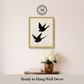 Martha Stewart Bedford | Decorative Bird Silhouette II | Framed Country Farmhouse Wall Art
