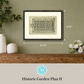 Martha Stewart Bedford | Historic Garden Plan II | Framed Country Farmhouse Wall Art