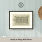 Martha Stewart Bedford | Historic Garden Plan II | Framed Country Farmhouse Wall Art