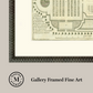 Martha Stewart Bedford | Historic Garden Plan III | Framed Country Farmhouse Wall Art