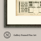 Martha Stewart Bedford | Historic Garden Plan IV | Framed Country Farmhouse Wall Art