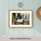 Martha Stewart Bedford | Farm Animal Portrait: Pedigree Sheep | Framed Country Farmhouse Wall Art
