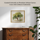 Martha Stewart Bedford | Seasonal Landscape: Willow Tree | Framed Country Farmhouse Wall Art