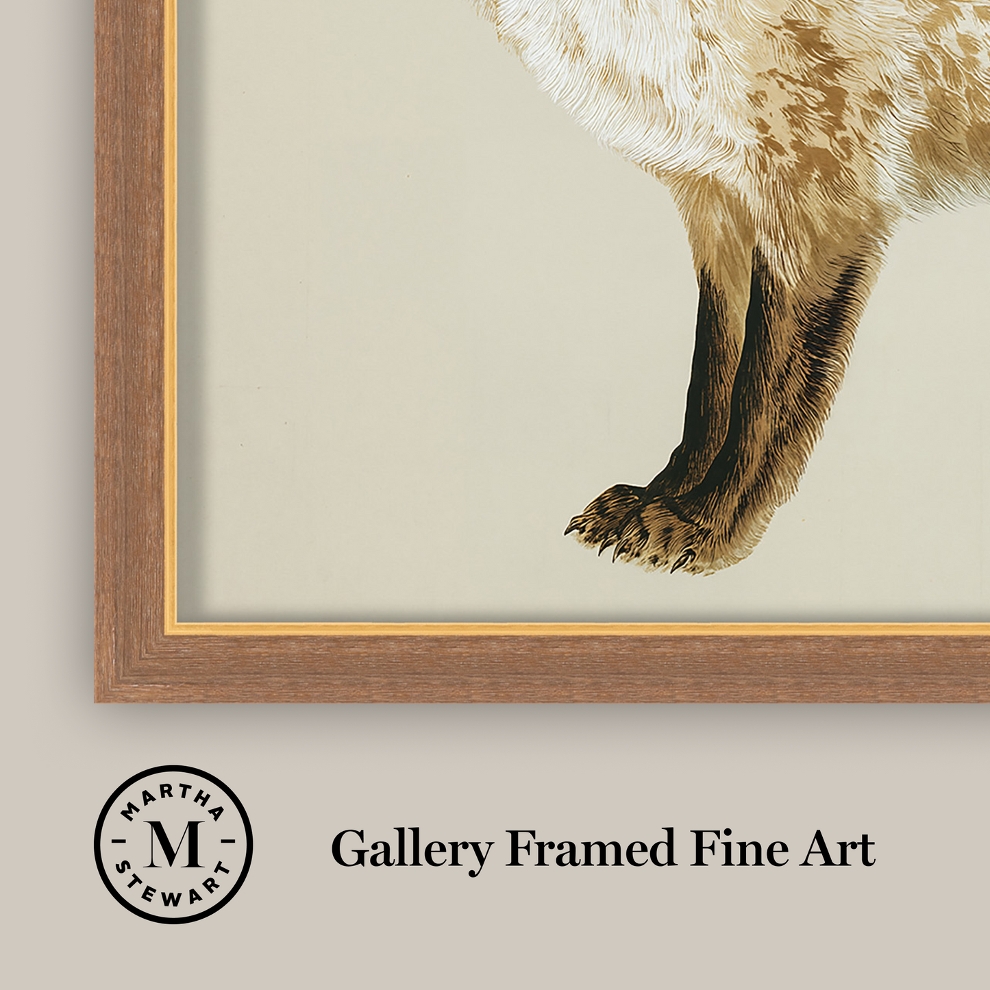 Martha Stewart Bedford | Farm Wildlife Portrait: Fox | Framed Country Farmhouse Wall Art