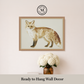 Martha Stewart Bedford | Farm Wildlife Portrait: Fox | Framed Country Farmhouse Wall Art