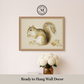 Martha Stewart Bedford | Farm Animal Portrait: Squirrel | Framed Country Farmhouse Wall Art