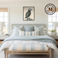 Martha Stewart Lily Pond | Coastal Bird Study: Puffin | Framed Coastal Cottage Wall Art