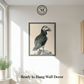 Martha Stewart Lily Pond | Coastal Bird Study: Puffin | Framed Coastal Cottage Wall Art