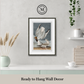 Martha Stewart Lily Pond | Coastal Bird Study: Gulls Pair | Framed Coastal Cottage Wall Art