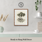 Martha Stewart Lily Pond | Shell Study: Open Clam | Framed Coastal Cottage Wall Art