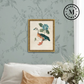 Martha Stewart Lily Pond | Coastal Bird Study: Shore Duck | Framed Coastal Cottage Wall Art