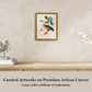 Martha Stewart Lily Pond | Coastal Bird Study: Shore Duck | Framed Coastal Cottage Wall Art