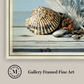 Martha Stewart Lily Pond | Seaside Still Life: Shells and Coral | Framed Coastal Cottage Wall Art