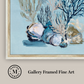 Martha Stewart Lily Pond | Coastal Botanical: Coral Study | Framed Coastal Cottage Wall Art