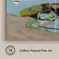 Martha Stewart Lily Pond | Harbor Scene: Sailboat | Framed Coastal Cottage Wall Art