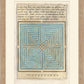 Martha Stewart Lily Pond | Coastal Pattern Study I | Framed Coastal Cottage Wall Art