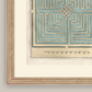 Martha Stewart Lily Pond | Coastal Pattern Study II | Framed Coastal Cottage Wall Art