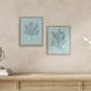 Martha Stewart Lily Pond | Coastal Botanical: Sea Glass II | Framed Coastal Cottage Wall Art