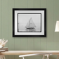 Martha Stewart Lily Pond | Nautical Photography: Sailboat I | Framed Coastal Cottage Wall Art