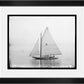 Martha Stewart Lily Pond | Nautical Photography: Sailboat I | Framed Coastal Cottage Wall Art