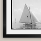 Martha Stewart Lily Pond | Nautical Photography: Sailboat II | Framed Coastal Cottage Wall Art