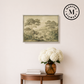 Martha Stewart Bedford | Pastoral Landscape: Tree Line | Framed Country Farmhouse Wall Art