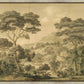 Martha Stewart Bedford | Pastoral Landscape: Tree Line | Framed Country Farmhouse Wall Art