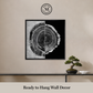 Martha Stewart Perry Street | Modern Abstract: Woodcut Study III | Framed Contemporary Black and White Art