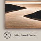 Martha Stewart Perry Street | Modern Landscape: Sand Horizon | Framed Contemporary Abstract Wall Art