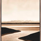 Martha Stewart Perry Street | Modern Landscape: Sand Horizon | Framed Contemporary Abstract Wall Art