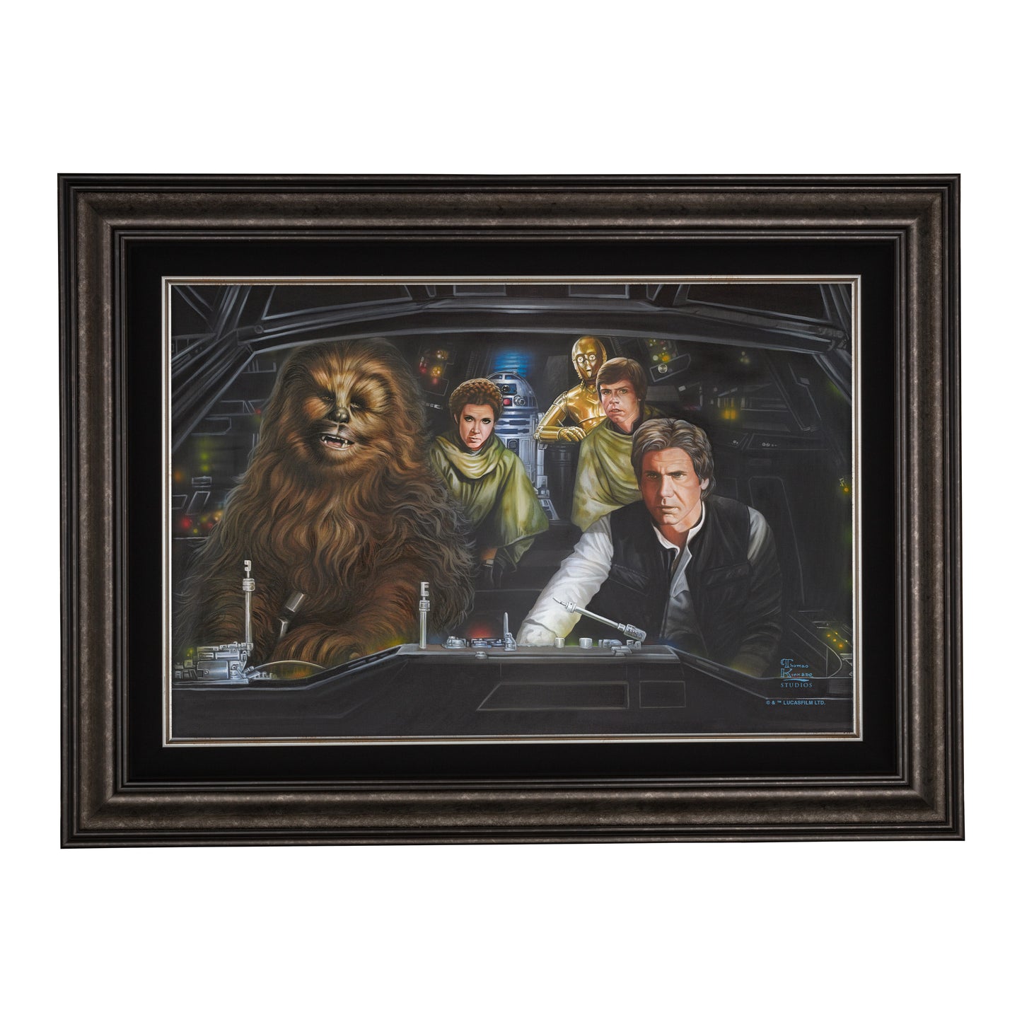 *Mixed Media Original* Strike Team by Thomas Kinkade Studios 22" x 31"