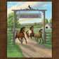 Seize the Day—Horses - Personalized Framed Canvas