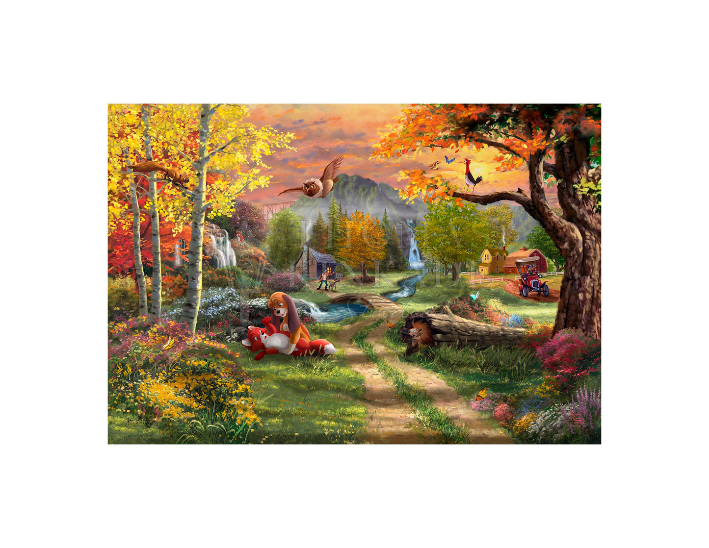 Disney The Fox and the Hound - Jewel Edition Art