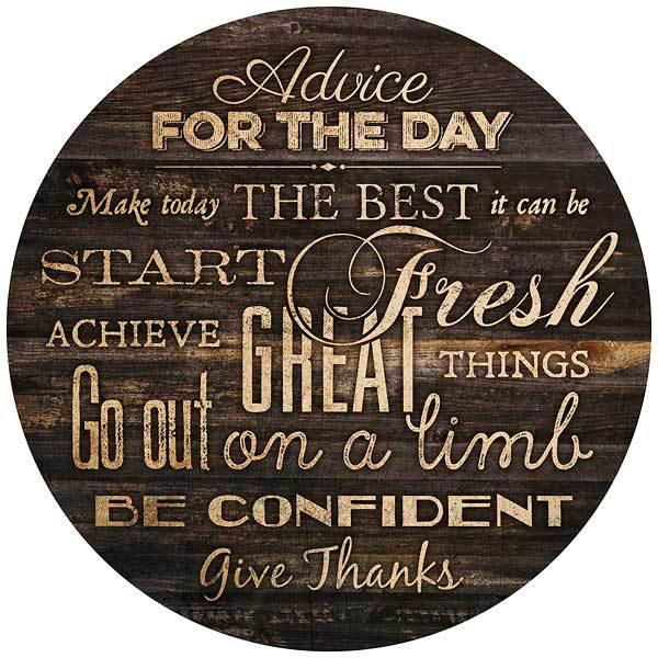 Advice for the Day