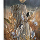 Autumn - Black Capped Chickadee - 18" x 13" Gallery Wrapped Canvas