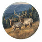Autumn Gold - Elk - 12" Round Cutting Board