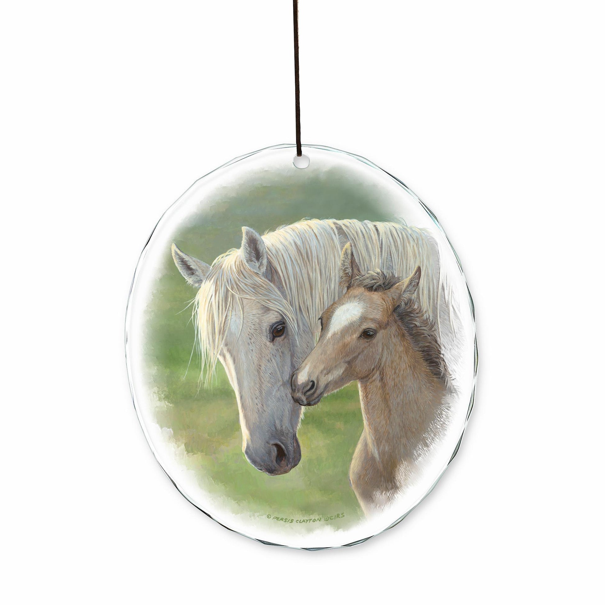 suncatcher with a horses paint