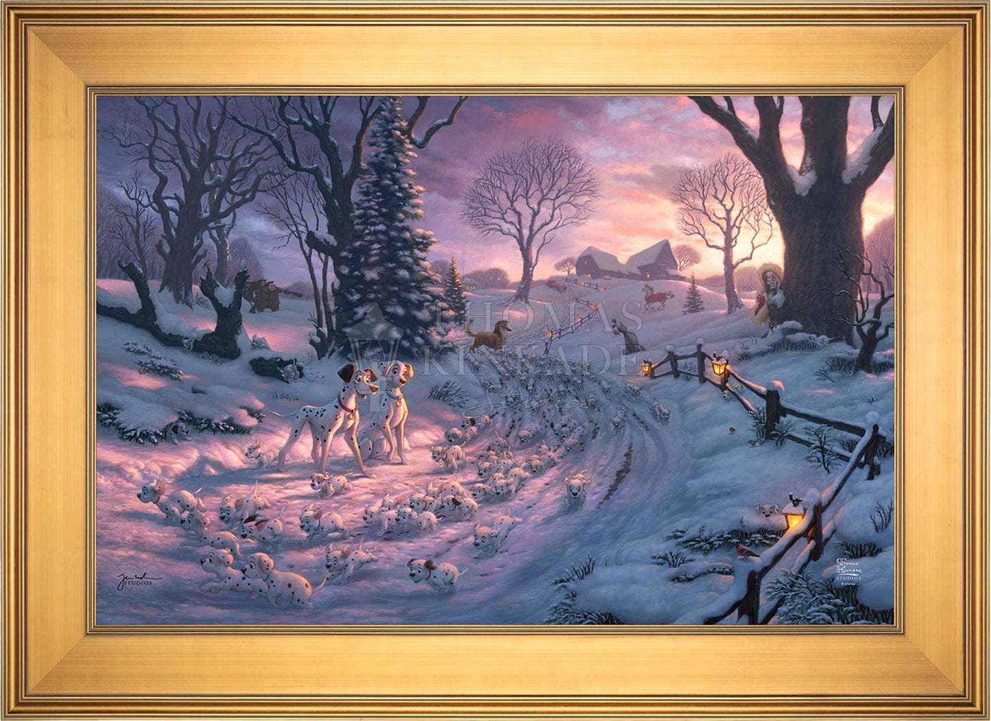 Disney 101 Dalmatians on the Run - Limited Edition Canvas