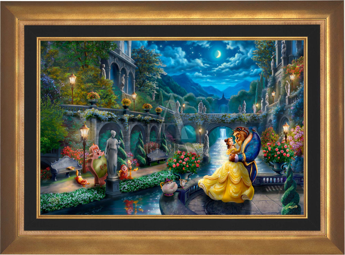 Disney's Beauty and the Beast - Courtyard Dance - Limited Edition Canvas