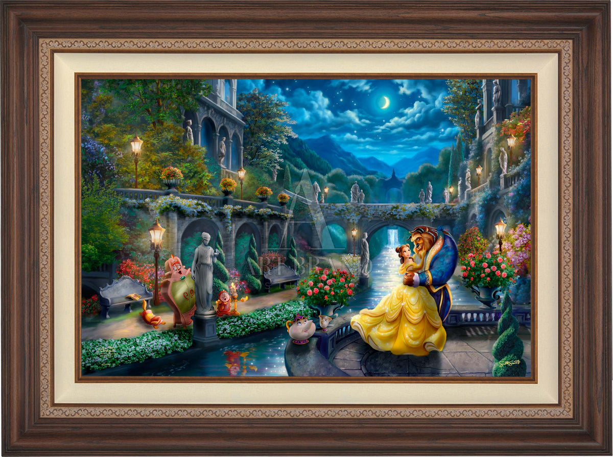 Disney's Beauty and the Beast - Courtyard Dance - Limited Edition Canvas