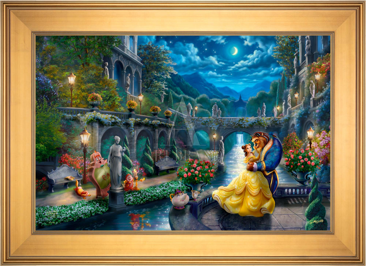 Disney's Beauty and the Beast - Courtyard Dance - Limited Edition Canvas