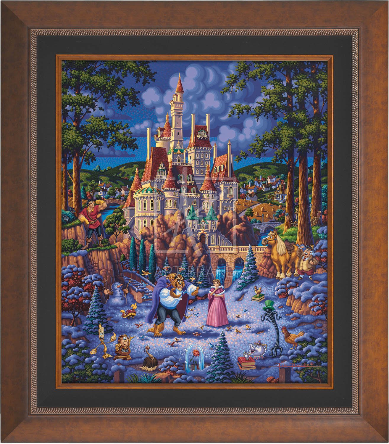 Beauty and the Beast Finding Love - Limited Edition Canvas (AP - Artist Proof)