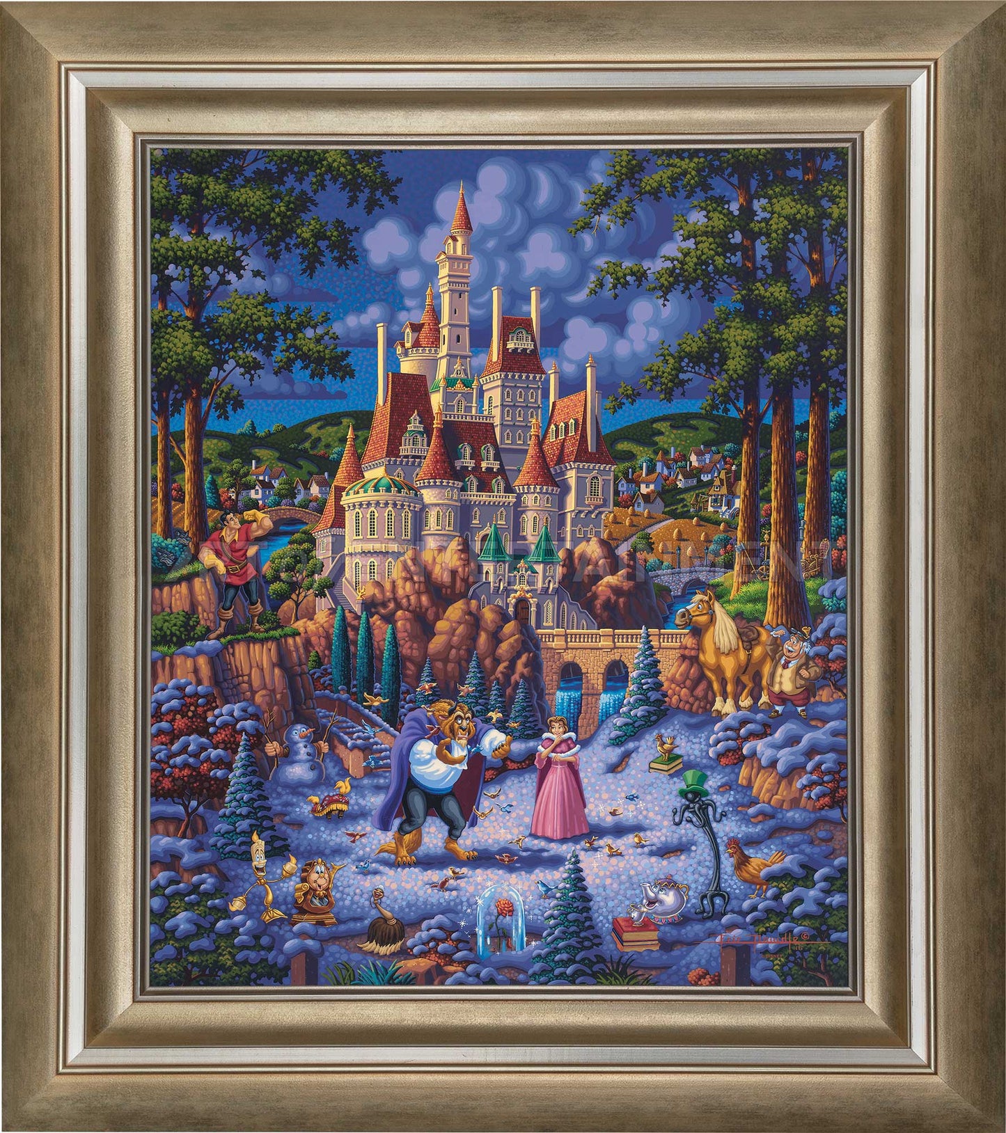 Beauty and the Beast Finding Love - Limited Edition Canvas (SN - Standard Numbered)