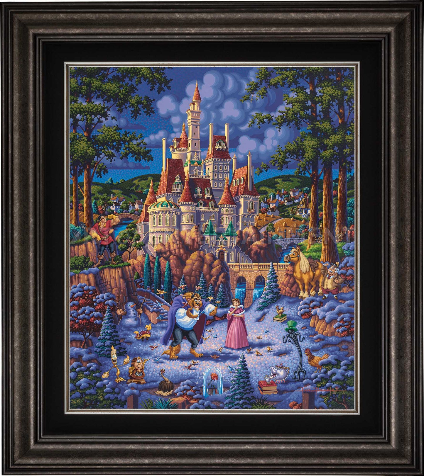 Beauty and the Beast Finding Love - Limited Edition Canvas (SN - Standard Numbered)