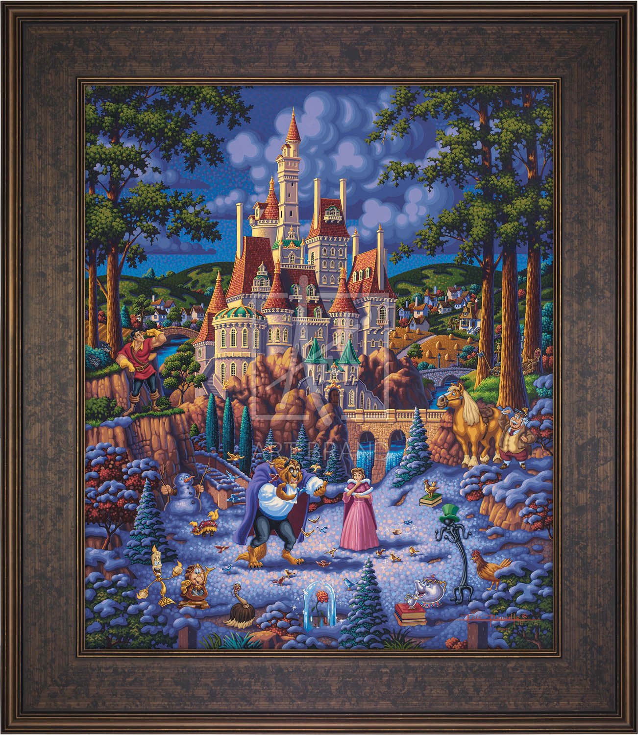 Beauty and the Beast Finding Love - Limited Edition Canvas (AP - Artist Proof)