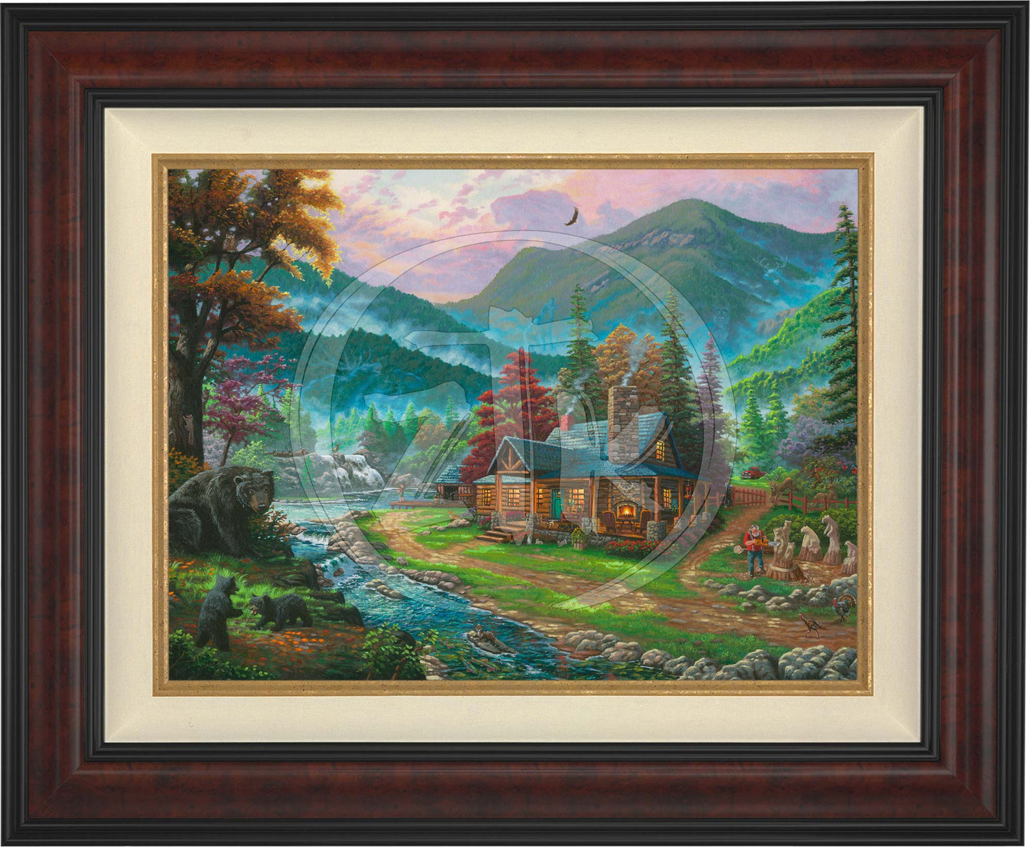 Black Bear Cabin - Limited Edition Canvas
