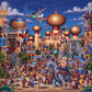 Aladdin Celebration in Agrabah - Limited Edition Canvas (SN - Standard Numbered)