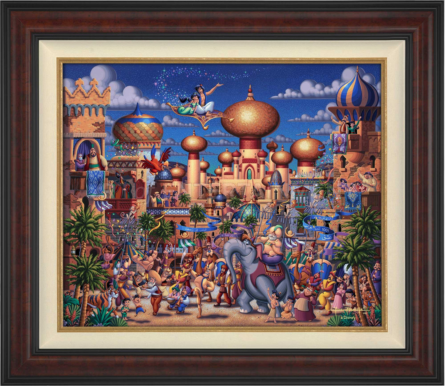 Aladdin Celebration in Agrabah - Limited Edition Canvas (SN - Standard Numbered)